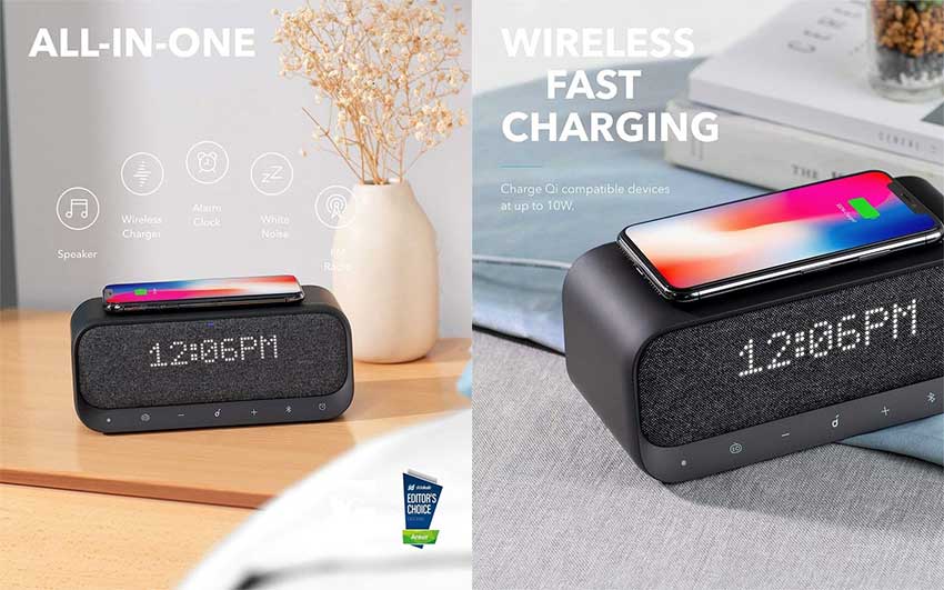 Anker Soundcore Wakey All-in-One Bedside Bluetooth Speaker